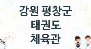강원 평창군 태권도 체육관 추천 TOP 1, 안내
