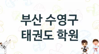 부산 수영구 태권도 체육관 추천 TOP 5, 소개