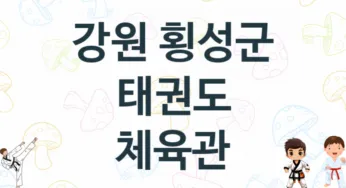 강원 횡성군 태권도 도장 추천