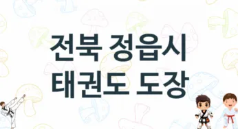 전북 정읍시 태권도 체육관 추천 TOP 3, 소개