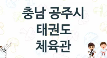충남 공주시 태권도 도장 추천 TOP 3, 안내