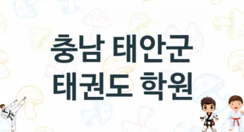 충남 태안군 태권도 도장 추천 TOP 2, 안내