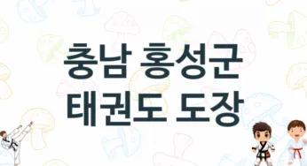 충남 홍성군 태권도 체육관 추천 TOP 3, 소개