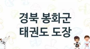 경북 봉화군 어린이 태권도 학원 추천
