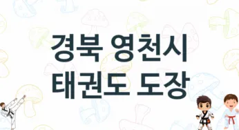 경북 영천시 태권도 체육관 추천 TOP 2, 소개