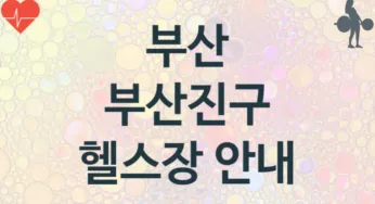 부산 부산진구 헬스장 추천 3, 입관비, 헬스클럽 업소안내