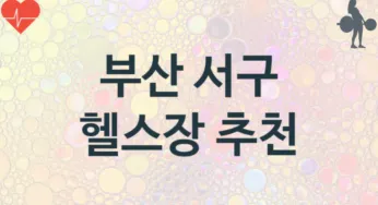 부산 서구 헬스장 추천 3, 비용, 헬스클럽 업소안내