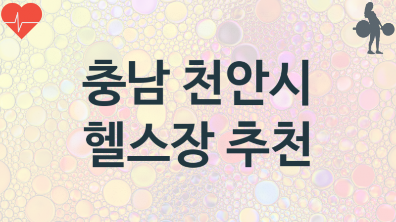 충남 천안시  헬스장 헬스클럽 안내 추천