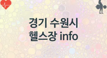 경기 수원시 헬스장 추천 TOP 3, 헬스클럽소개