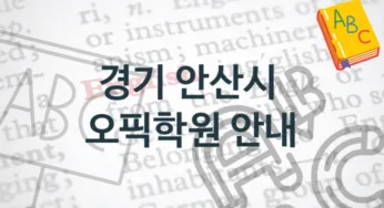 경기 안산시 오픽학원 추천 점수별 학원비용