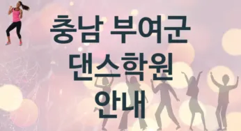 충남 부여군 초급 댄스학원 수강 추천