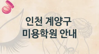 계양구 미용학원 안내 난의도별 종류와 분류
